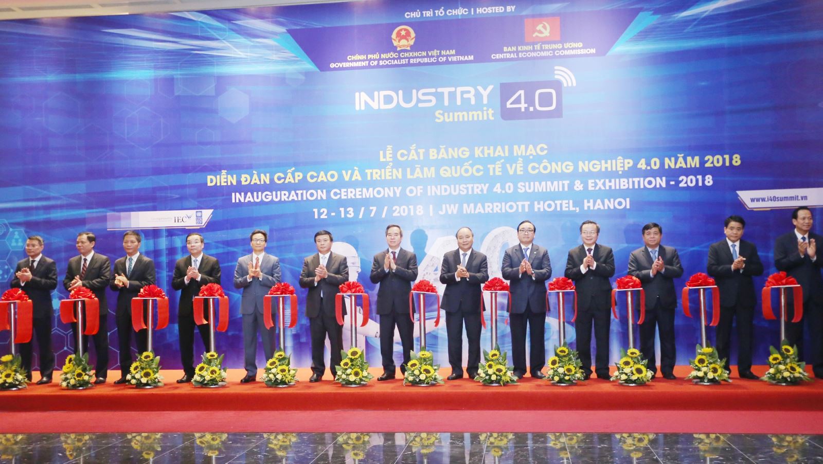 Khai mạc Diễn đàn Cấp cao và Triển lãm quốc tế về Công nghiệp 4.0 năm 2018